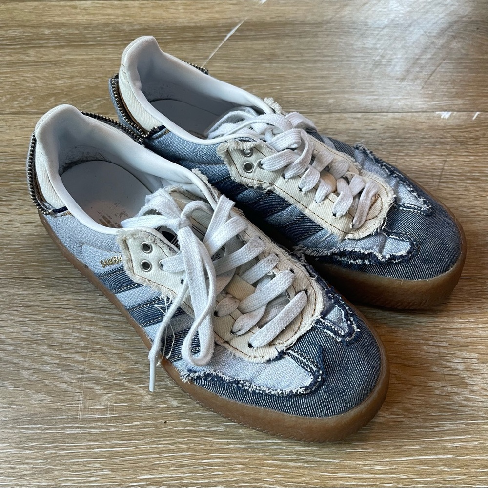 moving tomorrow! Adidas X atmos collab denim sambae